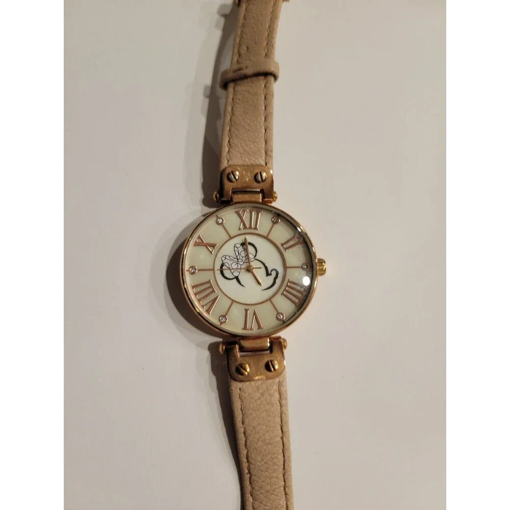 Disney Parks Minnie Mouse Leather Watch by Sutton